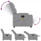 vidaXL Fauteuil inclinable de massage électrique
