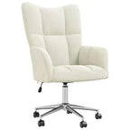 vidaXL Chaise relax en velours gris clair (100 % polyester), acier Standard