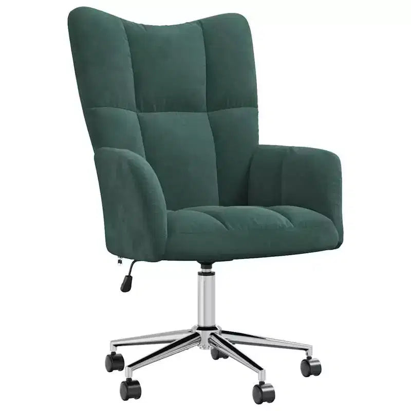 vidaXL Chaise relax en velours gris clair (100 % polyester), acier Standard