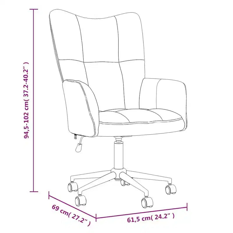 vidaXL Chaise relax en velours gris clair (100 % polyester), acier Standard