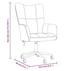 vidaXL Chaise relax en velours gris clair (100 % polyester), acier Standard