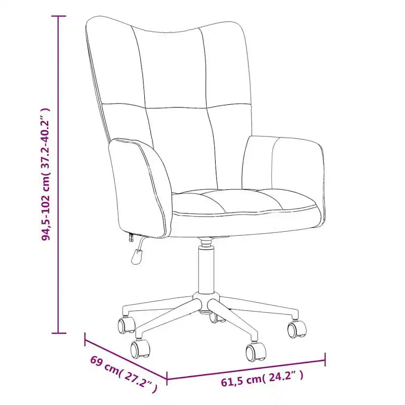 vidaXL Chaise relax en velours gris clair (100 % polyester), acier Standard