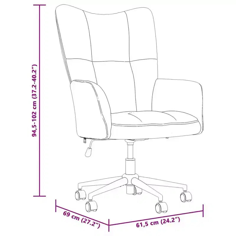 vidaXL Chaise relax en velours gris clair (100 % polyester), acier Standard