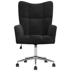 vidaXL Chaise relax en velours gris clair (100 % polyester), acier Standard