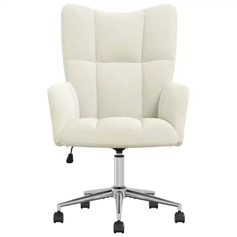 vidaXL Chaise relax en velours gris clair (100 % polyester), acier Standard