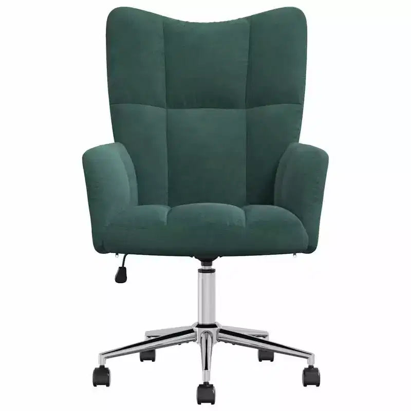 vidaXL Chaise relax en velours gris clair (100 % polyester), acier Standard