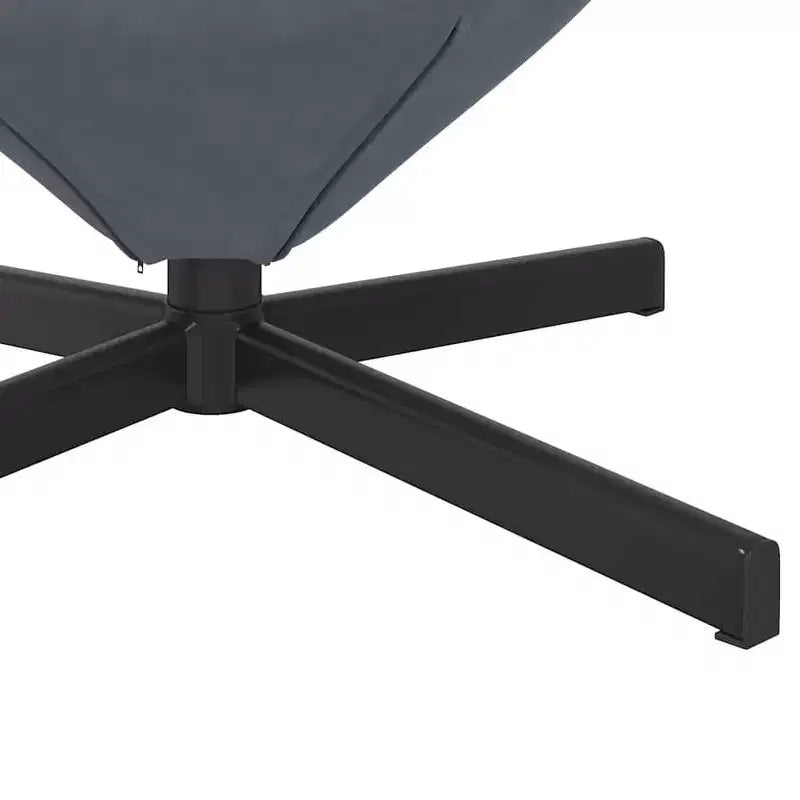 vidaXL Fauteuil œuf gris clair 63 x 73 x 90 cm Velours