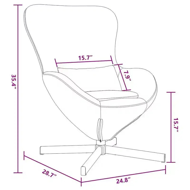 vidaXL Fauteuil œuf gris clair 63 x 73 x 90 cm Velours
