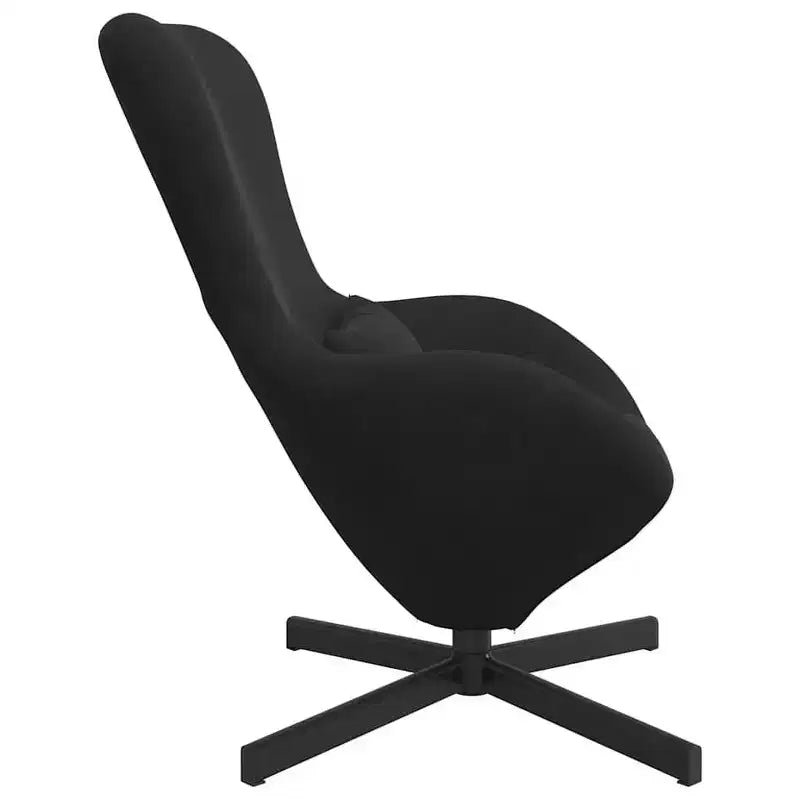 vidaXL Fauteuil œuf gris clair 63 x 73 x 90 cm Velours