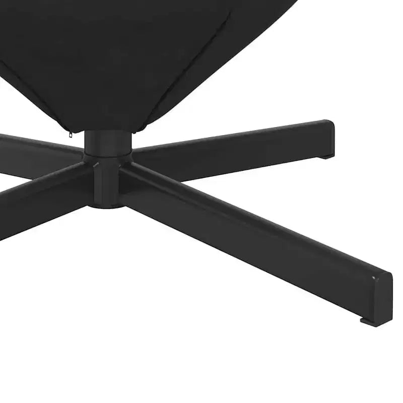 vidaXL Fauteuil œuf gris clair 63 x 73 x 90 cm Velours