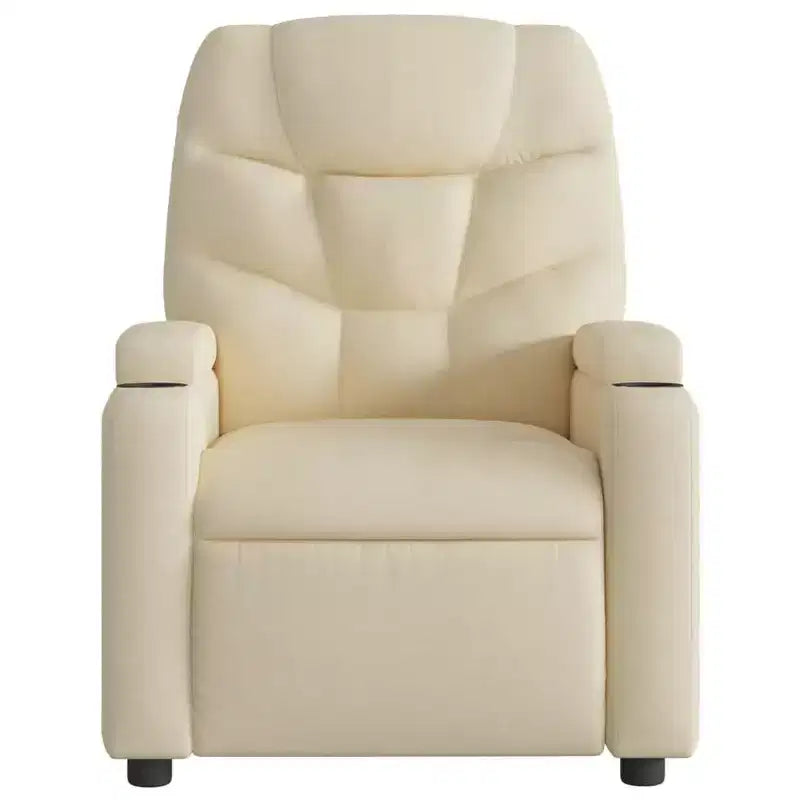 vidaXL Fauteuil inclinable Tissu (100 % polyester), métal, contreplaqué