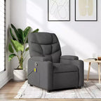 vidaXL Fauteuil inclinable Tissu (100 % polyester), métal, contreplaqué