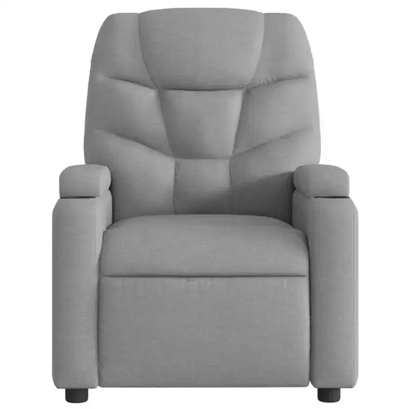 vidaXL Fauteuil inclinable Tissu (100 % polyester), métal, contreplaqué