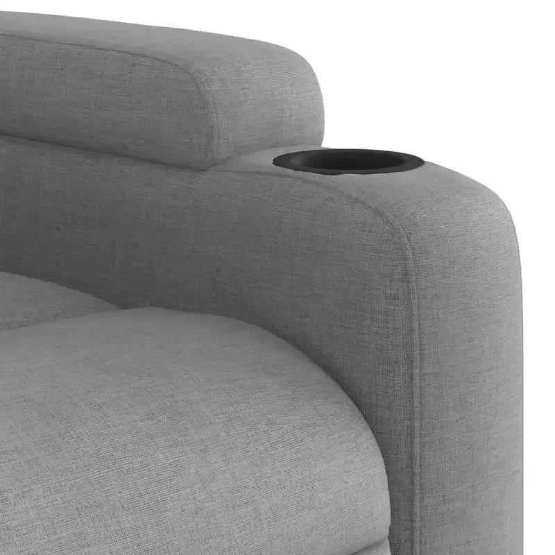 vidaXL Fauteuil inclinable Tissu (100 % polyester), métal, contreplaqué