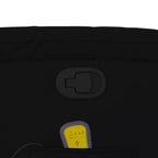 vidaXL Fauteuil de massage inclinable Tissu noir