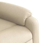 vidaXL Fauteuil de massage inclinable Tissu noir