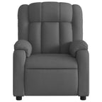 vidaXL Fauteuil de massage inclinable Tissu noir