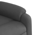 vidaXL Fauteuil de massage inclinable Tissu noir