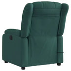 vidaXL Fauteuil de massage inclinable Tissu noir