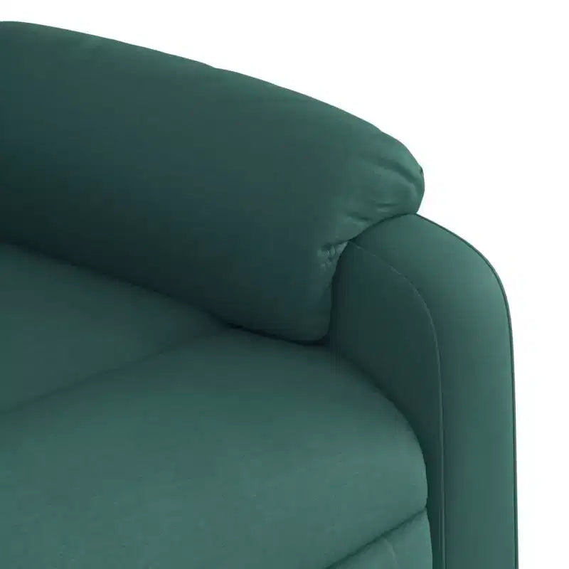 vidaXL Fauteuil de massage inclinable Tissu noir