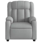 vidaXL Fauteuil de massage inclinable Tissu noir