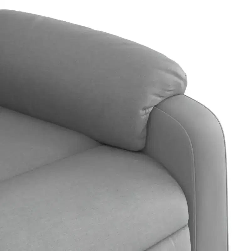 vidaXL Fauteuil de massage inclinable Tissu noir