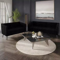 ChaletPosh Velvet Set Of 2 Sofa Set
