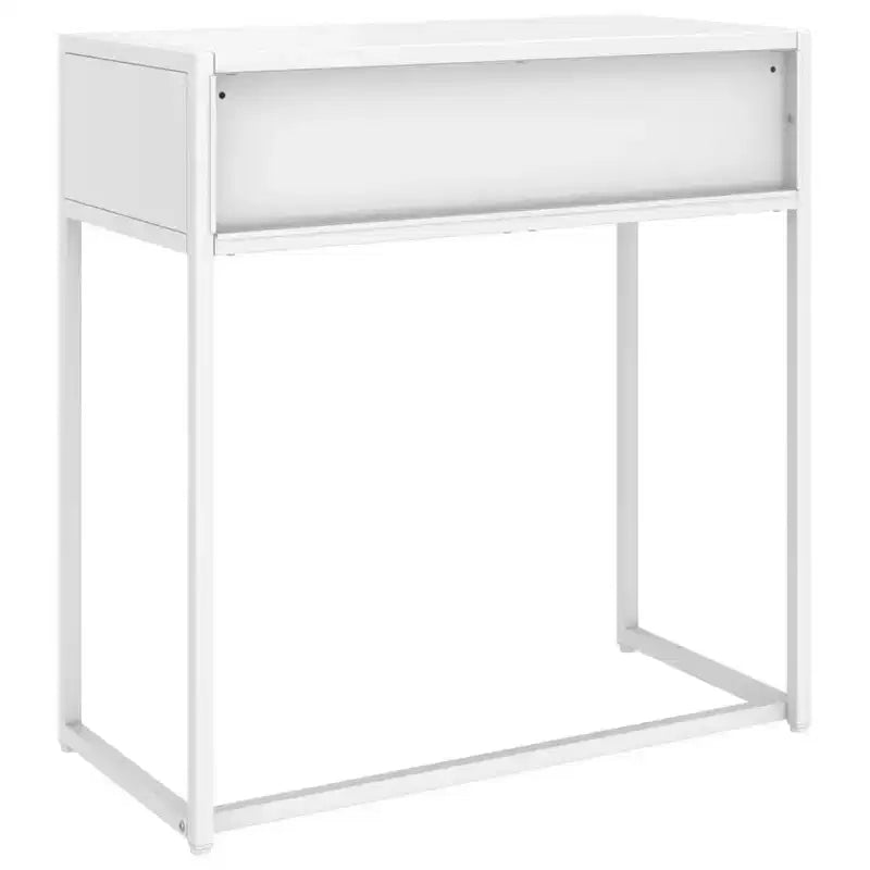 vidaXL Table console Table d'entrée Couloir Table d'appoint étroite avec tiroir Acier