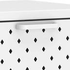 vidaXL Table console Table d'entrée Couloir Table d'appoint étroite avec tiroir Acier