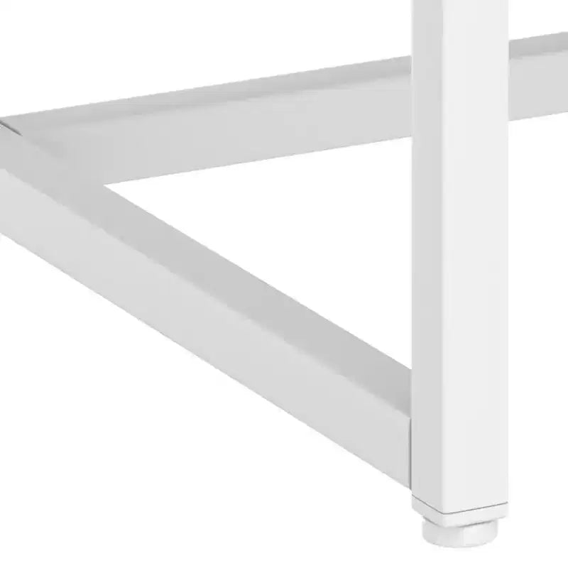 vidaXL Table console Table d'entrée Couloir Table d'appoint étroite avec tiroir Acier