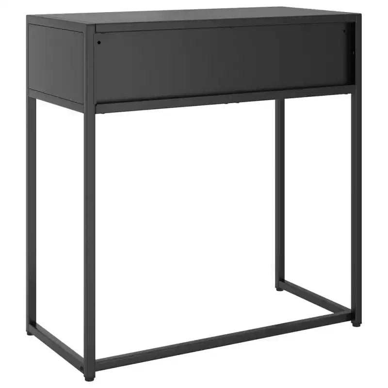 vidaXL Table console Table d'entrée Couloir Table d'appoint étroite avec tiroir Acier