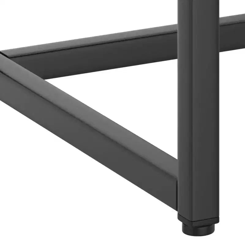 vidaXL Table console Table d'entrée Couloir Table d'appoint étroite avec tiroir Acier
