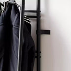 Acekool Portemanteau d'entrée 4-en-1 avec Étagère à Chaussures et Crochets, Cadre en Acier