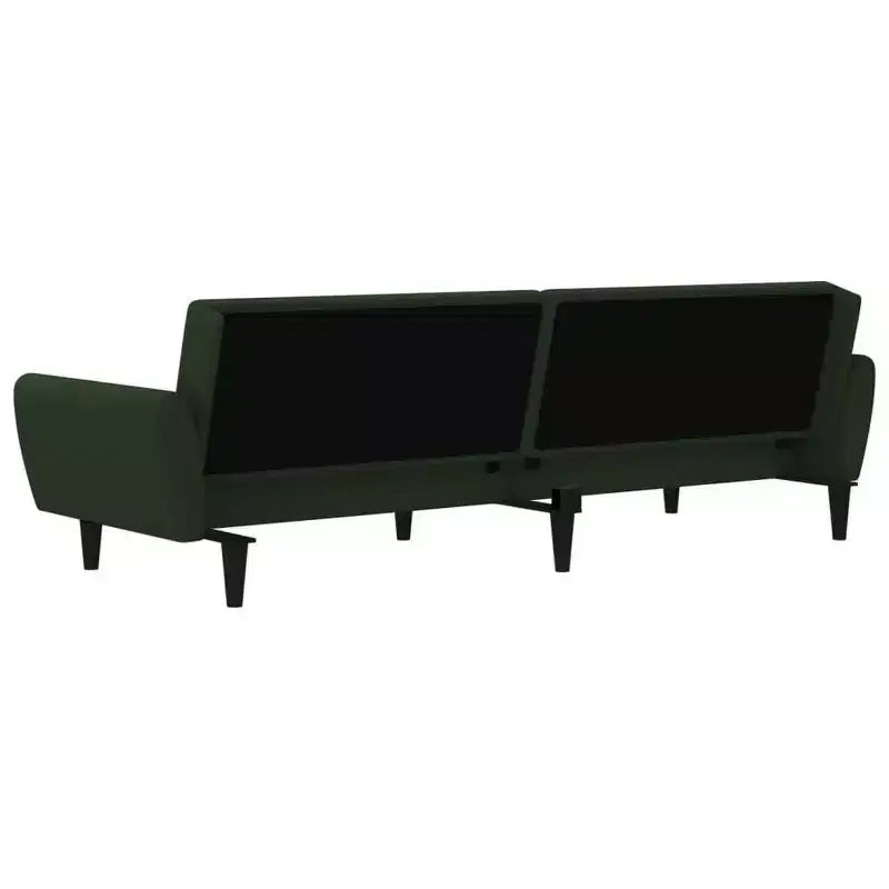 vidaXL Canapé-lit 2 places d'appoint Rembourré Causeuse Convertible Velours