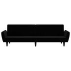 vidaXL Canapé-lit 2 places d'appoint Rembourré Causeuse Convertible Velours