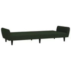 vidaXL Canapé-lit 2 places d'appoint Rembourré Causeuse Convertible Velours
