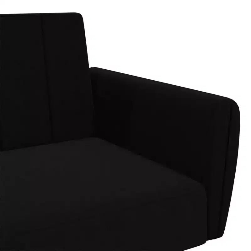 vidaXL Canapé-lit 2 places d'appoint Rembourré Causeuse Convertible Velours