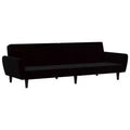 vidaXL Canapé-lit 2 places d'appoint Rembourré Causeuse Convertible Velours