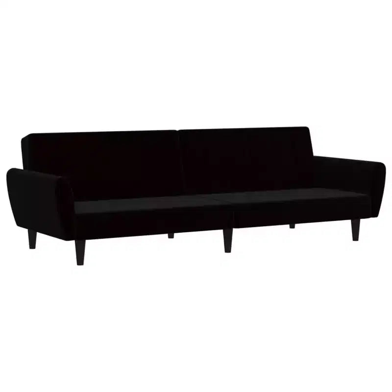 vidaXL Canapé-lit 2 places d'appoint Rembourré Causeuse Convertible Velours