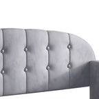 Lit de repos double ChaletPosh en velours avec rangement