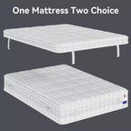 Matelas hybride à ressorts ensachés en mousse à mémoire de forme et gel 13 pouces Sailvan avec tissu aux ions de cuivre