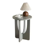 Kings Brand Furniture Table d'appoint ronde Theo Design moderne