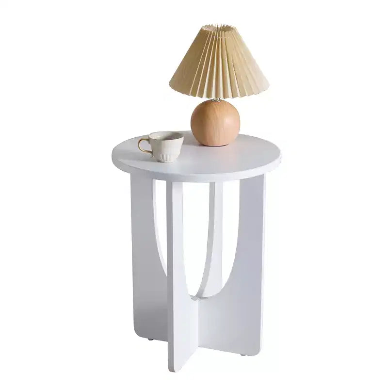 Kings Brand Furniture Table d'appoint ronde Theo Design moderne