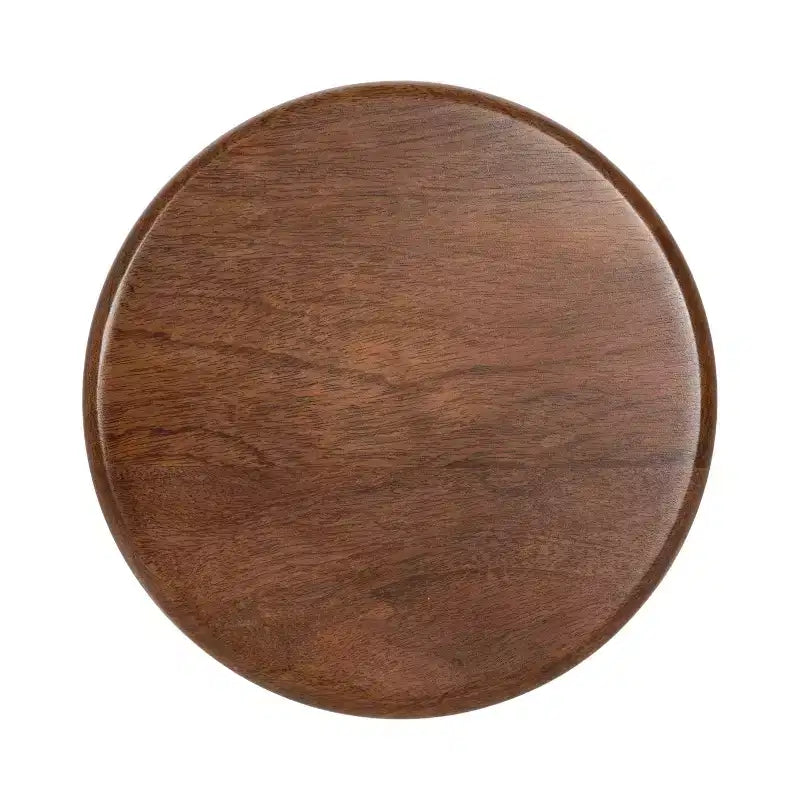 Table d'appoint Kate and Laurel Avenal, 9x9x22, Noyer Marron