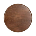 Table d'appoint Kate and Laurel Avenal, 9x9x22, Noyer Marron
