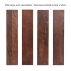 Table d'appoint Kate and Laurel Avenal, 9x9x22, Noyer Marron