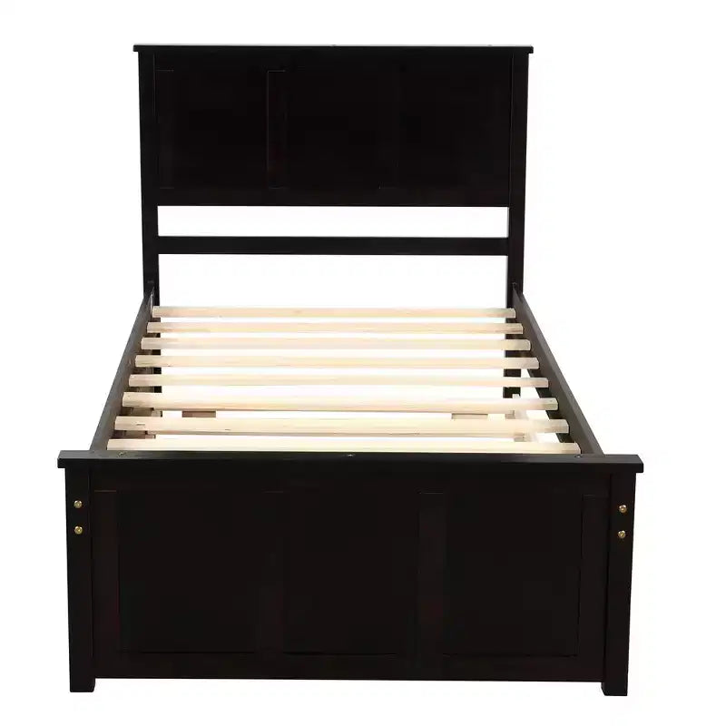 Lit plateforme, Cadre double, Lit de repos double avec lit gigogne, Lit de repos et lit gigogne coulissant