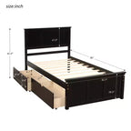 Lit plateforme, Cadre double, Lit de repos double avec lit gigogne, Lit de repos et lit gigogne coulissant