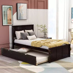 Lit plateforme, Cadre double, Lit de repos double avec lit gigogne, Lit de repos et lit gigogne coulissant