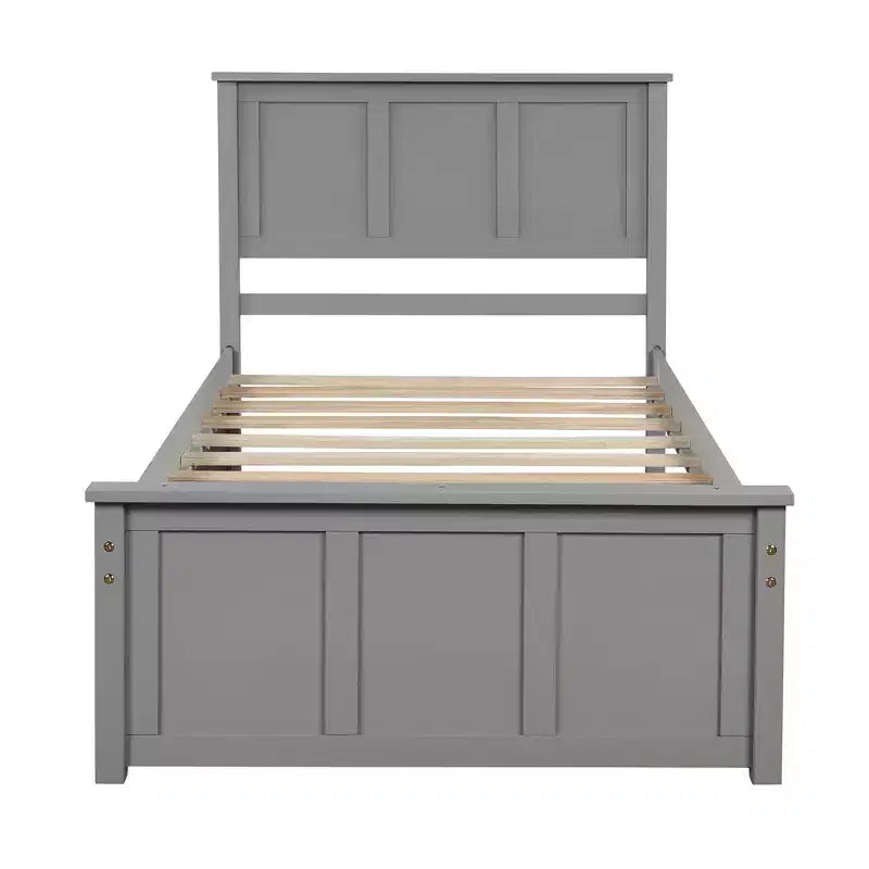 Lit plateforme, Cadre double, Lit de repos double avec lit gigogne, Lit de repos et lit gigogne coulissant